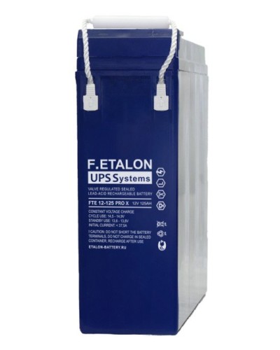 F.ETALON FTE 12-125 PRO X. Аккумулятор герметичный свинцово-кислотный. ETALON в Оренбурге