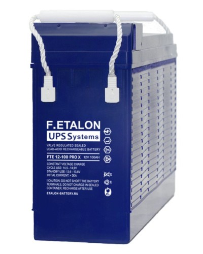 F.ETALON FTE 12-100 PRO X. Аккумулятор герметичный свинцово-кислотный. ETALON в Оренбурге