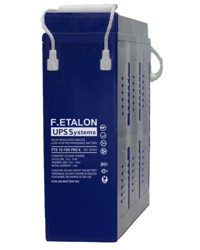 F.ETALON FTE 12-150 PRO X. Аккумулятор герметичный свинцово-кислотный. ETALON в Оренбурге