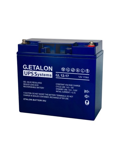 G.ETALON GL 12-17. Аккумулятор герметичный свинцово-кислотный. ETALON в Оренбурге