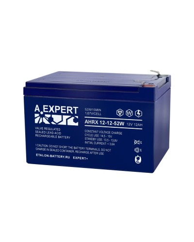 A.EXPERT AHRX 12-12-52W. Аккумулятор герметичный свинцово-кислотный. EXPERT в Оренбурге