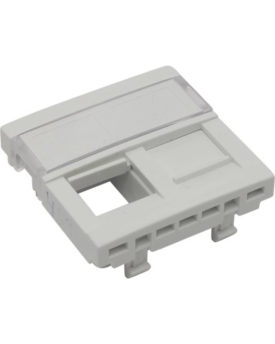 Вставка для 2-х модулей под RJ-45 кат.5e UTP, белая (45971 SBR): Вставка для 2-х модулей в Оренбурге