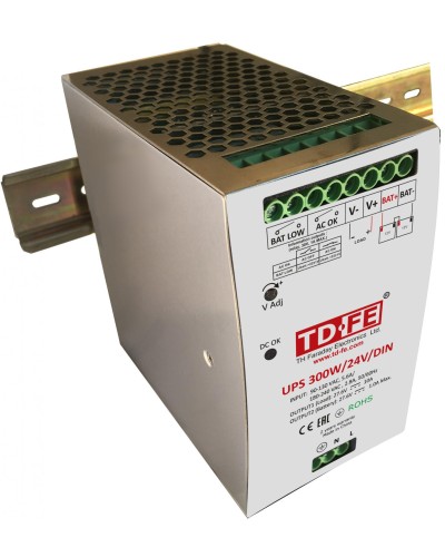 UPS 300W/24V/DIN. Источник вторичного электропитания резервированный. FARADAY в Оренбурге
