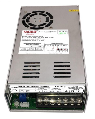 UPS 300W/48V Simple. Блок бесперебойного питания. FARADAY в Оренбурге