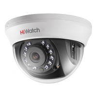 DS-T591(C) (3.6 mm). Бюджетная видеокамера мультиформатная купольная. HiWatch