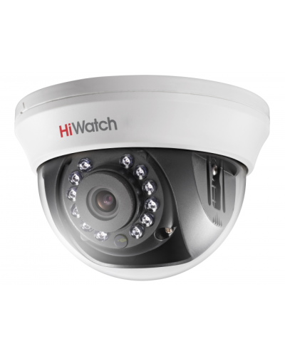 DS-T201(B) (2.8мм). Бюджетная видеокамера мультиформатная купольная. HiWatch в Оренбурге