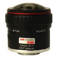 HF3417D-12MPIR. Объектив мегапиксельный с автоматической диафрагмой (АРД). Hikvision