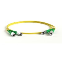 FC-D2-9-FC/AR-FC/AR-H-1M-LSZH-YL. Патч-корд волоконно-оптический FC-FC. Hyperline