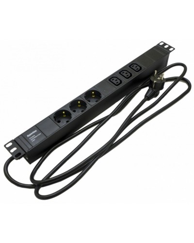 SHE19-3SH-3IEC-2.5EU. Блок розеток 19. Hyperline в Оренбурге