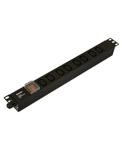 SHE19-8IEC-S-CB. Блок розеток 19. Hyperline в Оренбурге