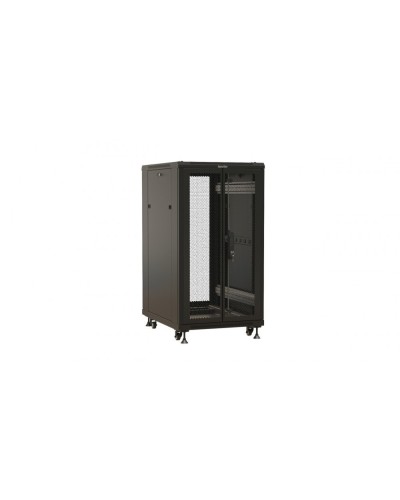 TTBR-1868-DD-RAL9004. Шкаф телекоммуникационный 19 напольный 18U. Hyperline в Оренбурге