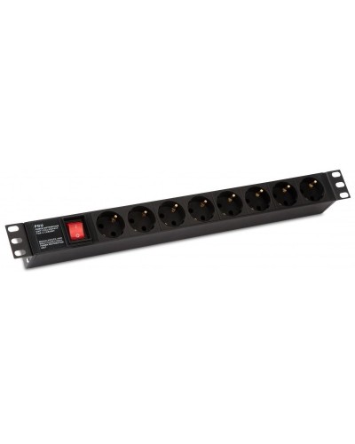 SHE19-8SH-S-IEC. Блок розеток 19. Hyperline в Оренбурге