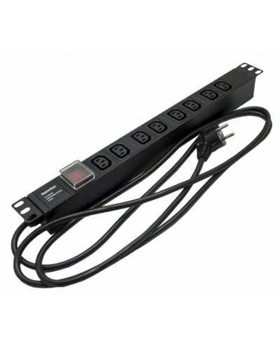 SHE19-8IEC-S-2.5EU. Блок розеток 19. Hyperline в Оренбурге