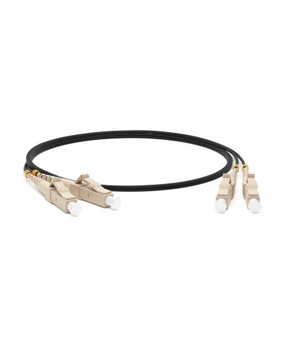 FC-D2-50-LC/PR-LC/PR-H-1M-LSZH-BK. Патч-корд волоконно-оптический многомодовый. Hyperline в Оренбурге