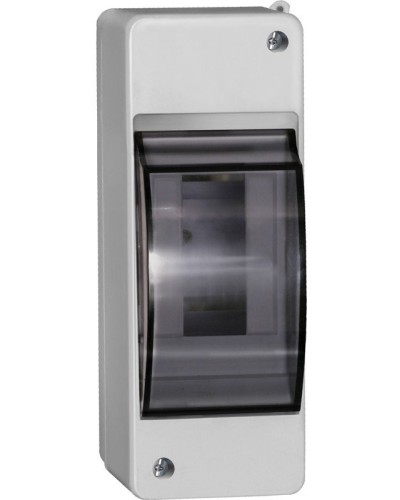 Корпус пластиковый КМПн 2/2 IP30 белый KREPTA 3 (MKP42-N-02-30-20). Щиток модульный с прозрачной дверцей, настенный. IEK в Оренбурге