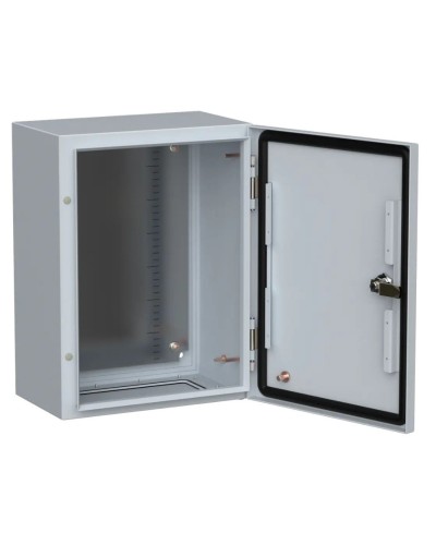 ЩМП-40.30.20 УХЛ1 IP66 400x300x200 TITAN 5 (TI5-10-N-040-030-020-66). Шкаф металлический с монтажной платой. IEK в Оренбурге