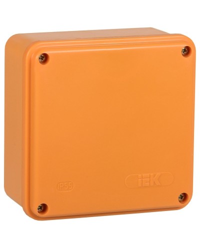 Коробка распаячная огнестойкая ПС 100х100х50 6P 6мм² IP44 гладкие стенки (UKF20-100-100-050-6-6-09). Коробка распаячная огнестойкая безгалогенная (HF). IEK в Оренбурге