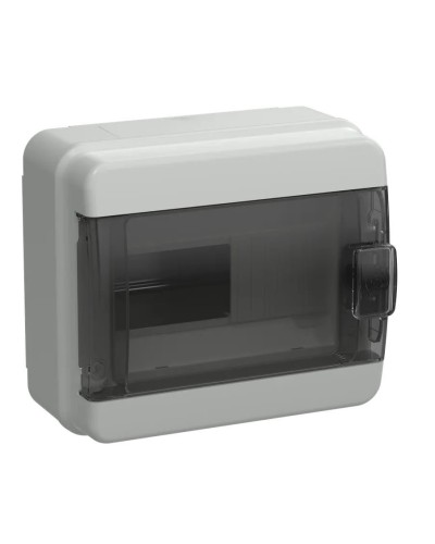 Корпус пластиковый КМПн-8 IP65 TEKFOR (TF5-KP72-N-08-65-K03-K02). Корпус модульный пластиковый черная прозрачная дверь. IEK в Оренбурге