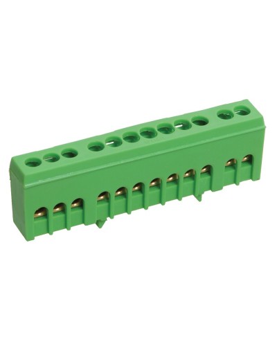 Шина PE земля ШНИ-6х9-10-К-З (YNN10-69-10KD-K06). Шина в корпусном изоляторе на DIN-рейку. IEK в Оренбурге
