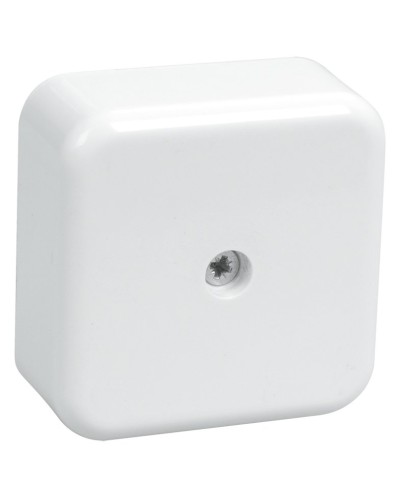Коробка распаячная КМ41206-01 50х50х20 открытой проводки (4 клеммы 3 мм²) белая (UKO10-050-050-020-K01). Коробка распаячная безгалогенная (HF). IEK в Оренбурге