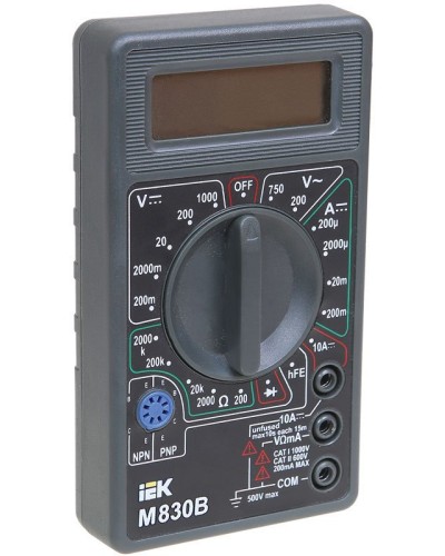 Мультиметр цифровой Universal M830B (TMD-2B-830). Мультиметр цифровой. IEK в Оренбурге