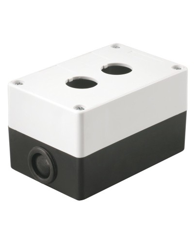 Корпус КП102 для кнопок 2 места белый (BKP10-2-K01). Корпус для кнопочных постов. IEK в Оренбурге