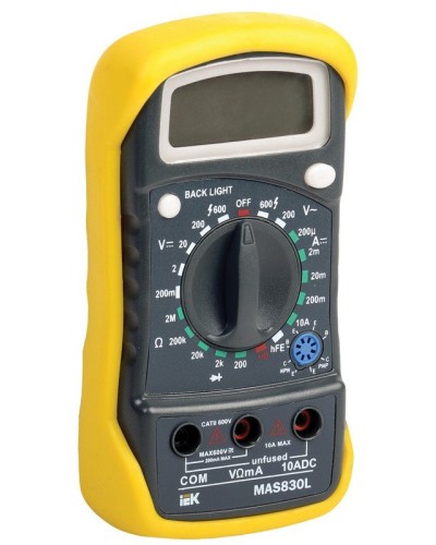 Мультиметр цифровой Master MAS830L (TMD-3L-830). Мультиметр цифровой. IEK в Оренбурге