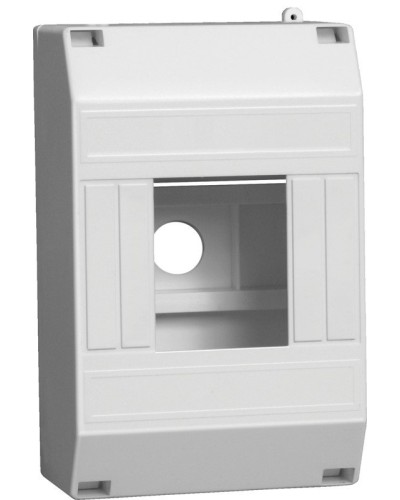 Корпус пластиковый КМПн 1/4 IP20 белый (MKP31-N-04-30-135). Щиток модульный без дверцы, настенный. IEK в Оренбурге