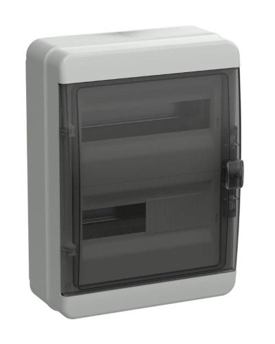 Корпус пластиковый КМПн-24 IP65 TEKFOR (TF5-KP72-N-24-65-K03-K02). Корпус модульный пластиковый черная прозрачная дверь. IEK в Оренбурге