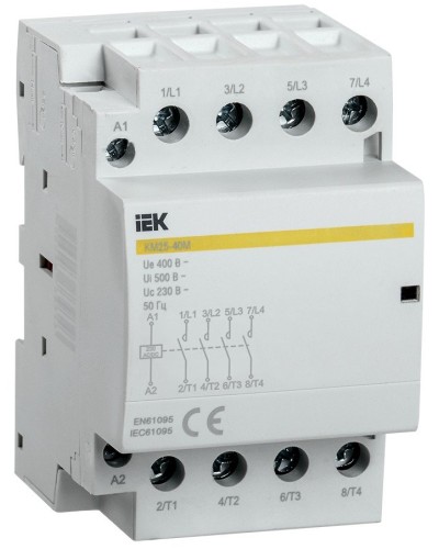 Контактор модульный КМ25-40М AC/DC (MKK21-25-40). Контактор модульный. IEK в Оренбурге