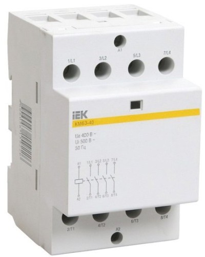Контактор модульный КМ63-40 AC/DC (MKK21-63-40). Контактор модульный. IEK в Оренбурге