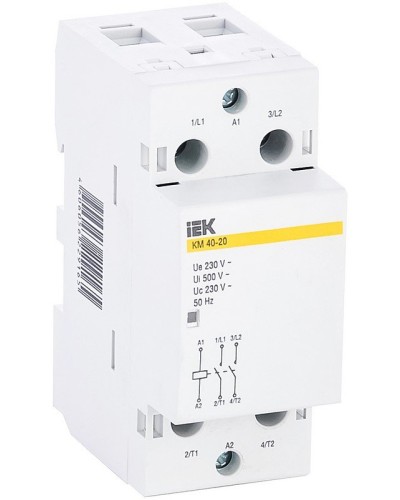 Контактор модульный КМ40-20 AC (MKK11-40-20). Контактор модульный. IEK в Оренбурге