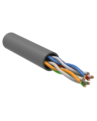 GENERICA U/UTP кат.5E 24AWG 4 пары LSZH серый (BC1-C5E04-121-305-R-G). Кабель «витая пара» (LAN) для структурированных систем связи. IEK в Оренбурге