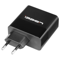Блок питания Ippon CW45 автоматический 45W 5V-20V 3A 1xUSB 5A (1402820). Блок питания. Ippon