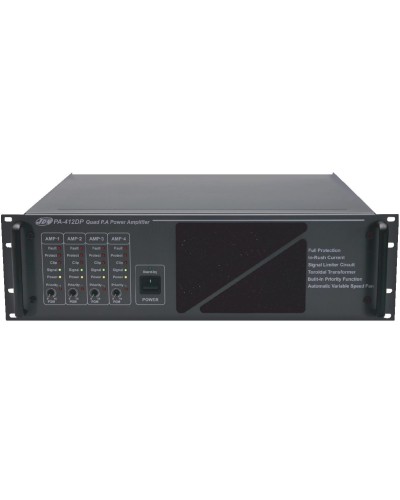 PA-412DP. Усилитель мощности 4-х канальный 4х120 Вт, 100 В. JDM в Оренбурге