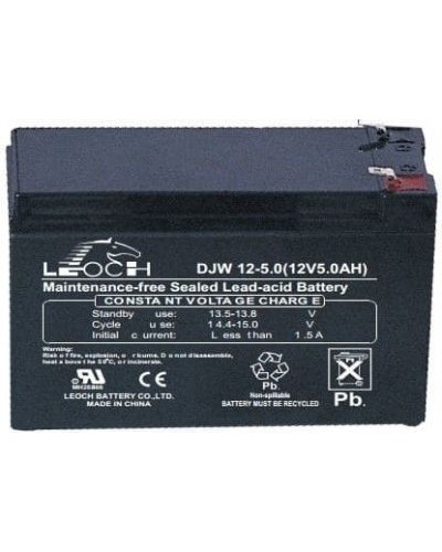 LEOCH DJW 12-5,0. Аккумулятор герметичный свинцово-кислотный. LEOCH в Оренбурге