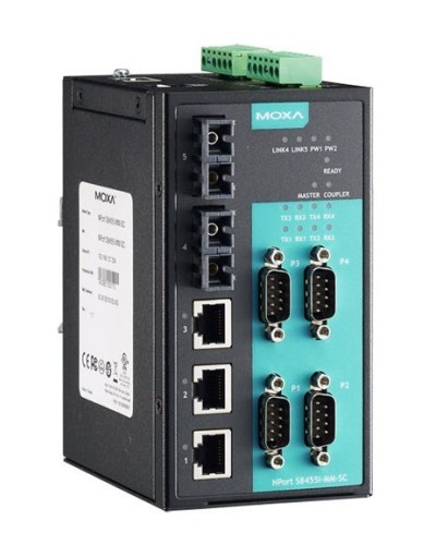 NPort S8455I-SS-SC. 4-портовый преобразователь. MOXA в Оренбурге
