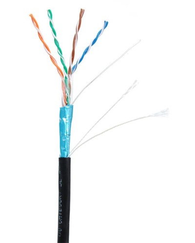 F/UTP 4pair, Cat5e, Out, PE (EC-UF004-5E-PE-BK-1). Кабель «витая пара» (LAN) для структурированных систем связи. NETLAN в Оренбурге