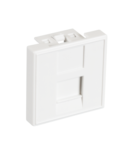 EC-IMF-1-WT-10 (10шт). Вставка 45x45 (Mosaic) для 1 модуля Keystone Jack. NETLAN в Оренбурге