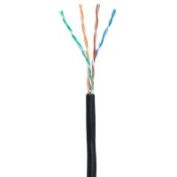 U/UTP 4pair, Cat5e, Out, PE (EC-UU004-5E-PE-BK-1). Кабель «витая пара» (LAN) для структурированных систем связи. NETLAN