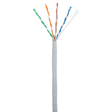 U/UTP 4pair, Cat5e, In, PVC (EC-UU004-5E-PVC-GY-1). Кабель «витая пара» (LAN) для структурированных систем связи. NETLAN