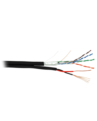 F/UTP 4pair, Cat5e, Out, PVC+PWR (EC-UF004-5E-PC150-PE-BK). Кабель «витая пара» (LAN) для структурированных систем связи. NETLAN в Оренбурге