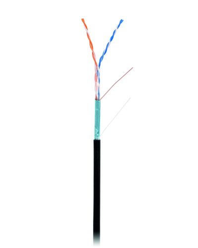 F/UTP 2pair, Cat5, Out, PE (EC-UF002-5-PE-BK). Кабель «витая пара» (LAN) для структурированных систем связи. NETLAN в Оренбурге