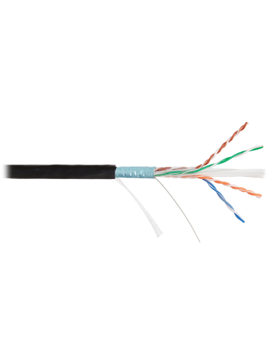F/UTP 4pair, Cat6, Solid, Out, PVC (NMC 4240B-BK). Кабель «витая пара» (LAN) для структурированных систем связи. NIKOMAX в Оренбурге