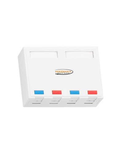NMC-MB4P-ST-WT. Корпус настенной розетки. NIKOMAX в Оренбурге