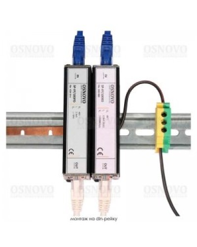 SP-IP/1000D. Устройство грозозащиты цепей Ethernet. OSNOVO в Оренбурге