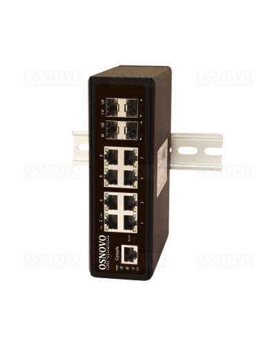 SW-70804/IL. Промышленный коммутатор Gigabit Ethernet на 12 портов. OSNOVO в Оренбурге