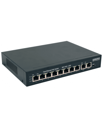 SW-20820(120W). Коммутатор 10-портовый  Gigabit Ethernet с PoE. OSNOVO в Оренбурге