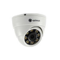 IP-E025.0(2.8)PF_DP03. Видеокамера IP купольная. Optimus