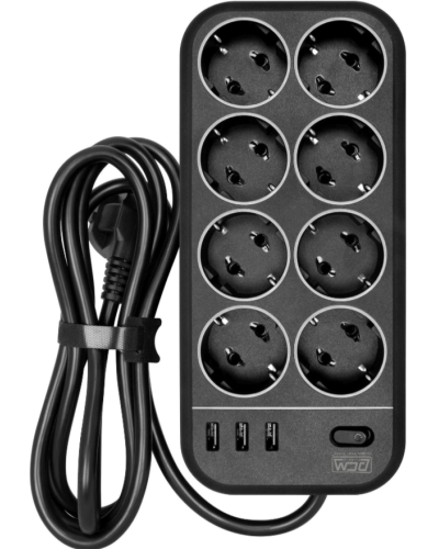 SP-08 USB03AB 1,8 M. Сетевой фильтр. POWERCOM в Оренбурге
